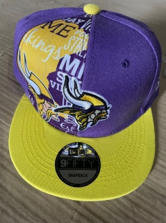 NFL Minnesota Vikings Flat Snapback Hats 100700