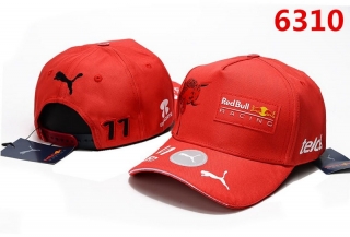 Red BuLL PUMA High Quality Pure Cotton Curved Snapback Hats 101316