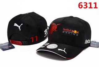 Red BuLL PUMA High Quality Pure Cotton Curved Snapback Hats 101315