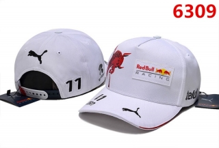 Red BuLL PUMA High Quality Pure Cotton Curved Snapback Hats 101317