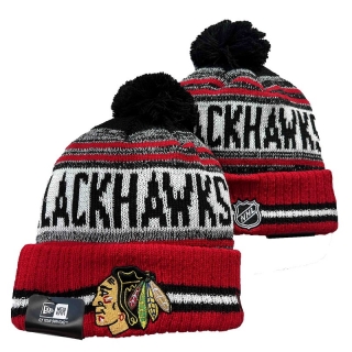 NHL Chicago Blackhawks Beanie Hats 101508