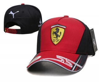 Ferrari Curved Snapback Hats 101979