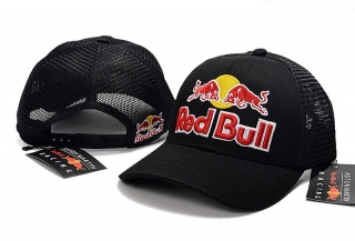 Red Bull High Quality Curved Mesh Snapback Hats 102125
