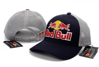 Red Bull High Quality Curved Mesh Snapback Hats 102127