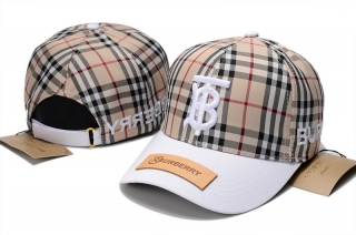 Burberry High Quality Curved Snapback Hats 102487