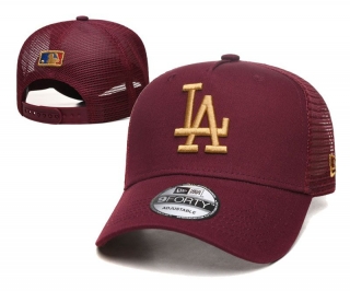 MLB Los Angeles Dodgers Curved Mesh Snapback Hats 103266