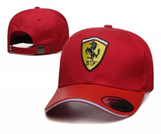 Ferrari Curved Snapback Hats 103387
