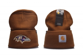 NFL Baltimore Ravens Carhartt Knitted Beanie Hats 103589