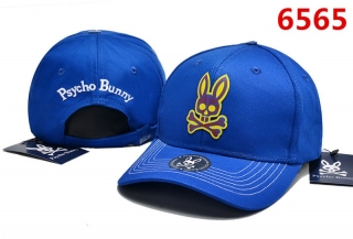 PsychoBunny High Quality Pure Cotton Curved Snapback Hats 103643