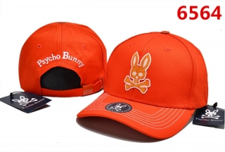 PsychoBunny High Quality Pure Cotton Curved Snapback Hats 103644