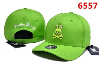 PsychoBunny High Quality Pure Cotton Curved Snapback Hats 103651