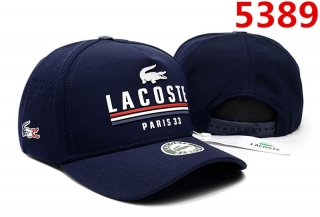 Lacoste High Quality Pure Cotton Curved Snapback Hats 103667