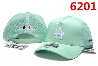 MLB Los Angeles Dodgers Curved Mesh Snapback Hats 104108