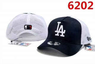 MLB Los Angeles Dodgers Curved Mesh Snapback Hats 104109