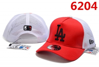 MLB Los Angeles Dodgers Curved Mesh Snapback Hats 104110