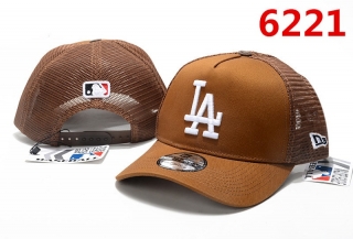 MLB Los Angeles Dodgers Curved Mesh Snapback Hats 104111