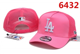 MLB Los Angeles Dodgers Curved Mesh Snapback Hats 104116