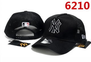 MLB New York Yankees Curved Mesh Snapback Hats 104124
