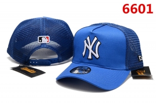 MLB New York Yankees Curved Mesh Snapback Hats 104133