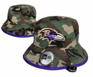 NFL Baltimore Ravens Camo Bucket Hats 104137