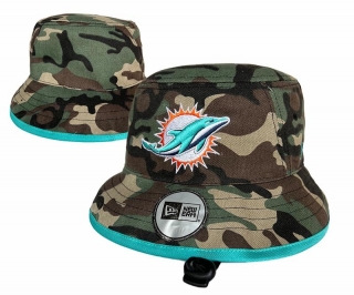 NFL Miami Dolphins Camo Bucket Hats 104153