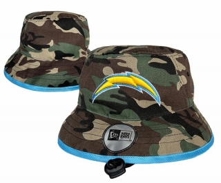 NFL San Diego Chargers Camo Bucket Hats 104161