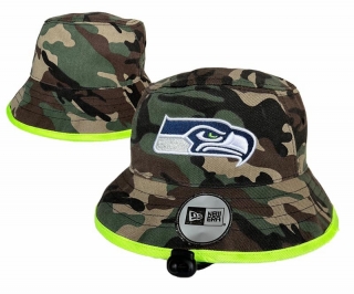 NFL Seattle Seahawks Camo Bucket Hats 104163
