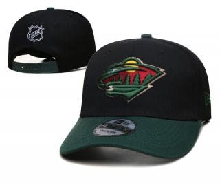 NHL Minnesota Wild 9FIFTY Curved Snapback Hats 104224