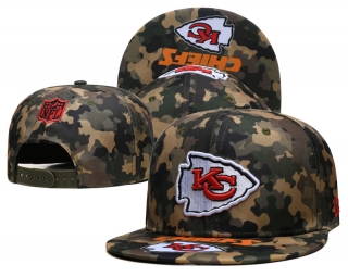 NFL Kansas City Chiefs Camo Snapback Hats 104344