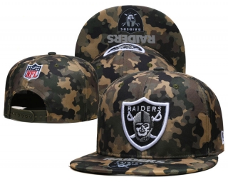 NFL Las Vegas Raiders Camo Snapback Hats 104345