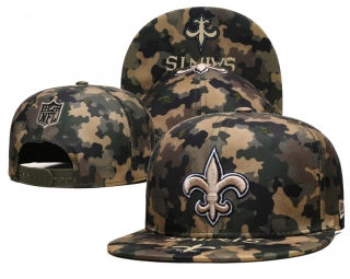 NFL New Orleans Saints Camo Snapback Hats 104348