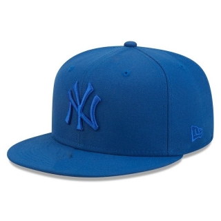 MLB New York Yankees Royal Snapback Hats 104384