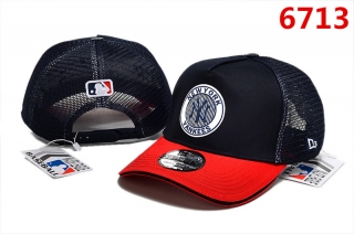 MLB New York Yankees High Quality Curved Mesh Snapback Hats 104524