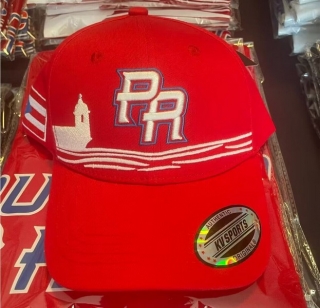 Puerto Rico Baseball Curved Snapback Hats 104543