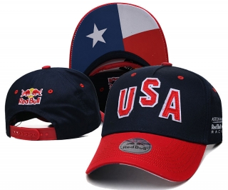 Red Bull Curved Snapback Hats 104799