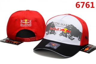 Red Bull Puma Pure Cotton High Quality Curved Snapback Hats 104833