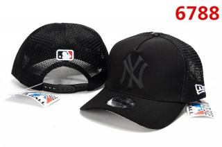 MLB New York Yankees Curved Mesh Snapback Hats 104852