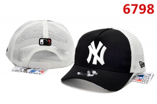 MLB New York Yankees Curved Mesh Snapback Hats 104855