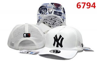 MLB New York Yankees Curved Mesh Snapback Hats 104859