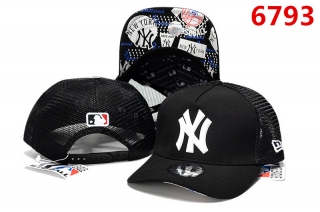 MLB New York Yankees Curved Mesh Snapback Hats 104860