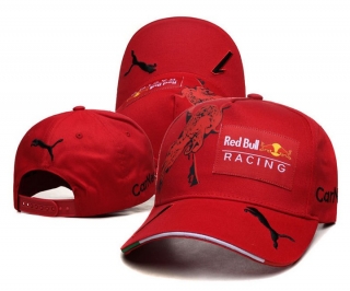 Red Bull Puma Curved Snapback Hats 104971