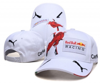 Red Bull Puma Curved Snapback Hats 104972