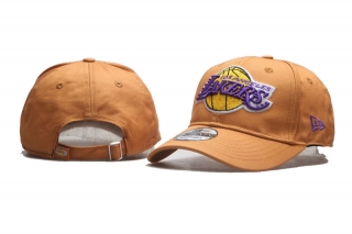 NBA Los Angeles Lakers Curved 9TWENTY Snapback Hats 104982