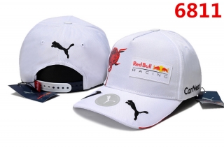 Red Bull PUMA Pure Cotton High Quality Curved Snapback Hats 105003