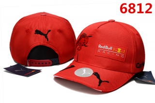 Red Bull PUMA Pure Cotton High Quality Curved Snapback Hats 105006