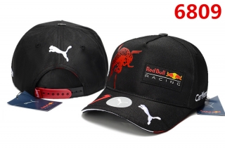 Red Bull PUMA Pure Cotton High Quality Curved Snapback Hats 105005