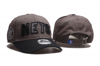 Brooklyn Nets NBA 9FIFTY Curved Snapback Hats 105055