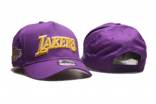 Los Angeles Lakers NBA 9FIFTY Curved Snapback Hats 105059