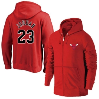 NBA Chicago Bulls #23 Jordan Full-Zip Hoodie 105438