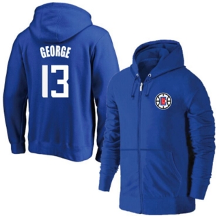 NBA Los Angeles Clippers #George Full-Zip Hoodie 105453